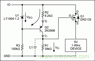 為5V 1-Wire®從器件提供過壓保護(hù)