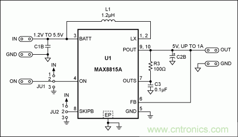 Li+電池供電、低壓高亮度(HB) LED解決方案