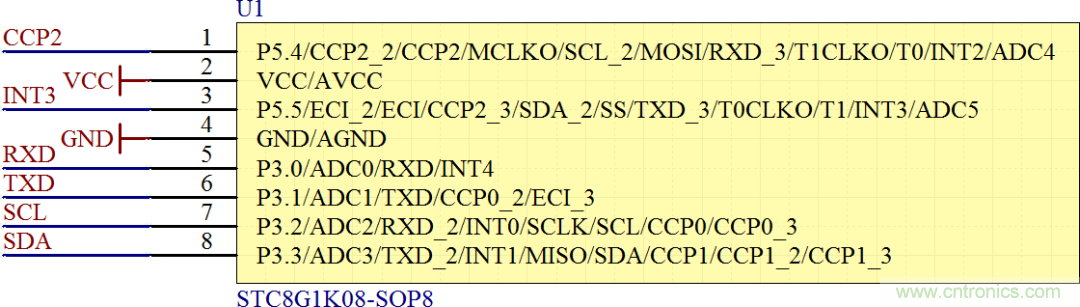 基于STC8G1K08信標(biāo)信號板設(shè)計