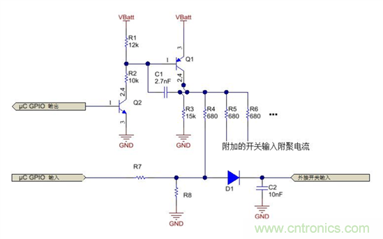 多開關檢測接口：為實現(xiàn)更小型、更高效設計集成化功能