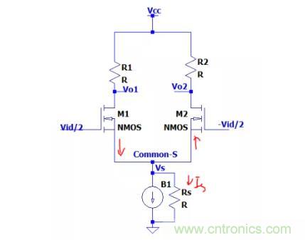 關(guān)于差分輸入電路和共模信號，差模信號關(guān)系的理解